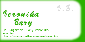 veronika bary business card